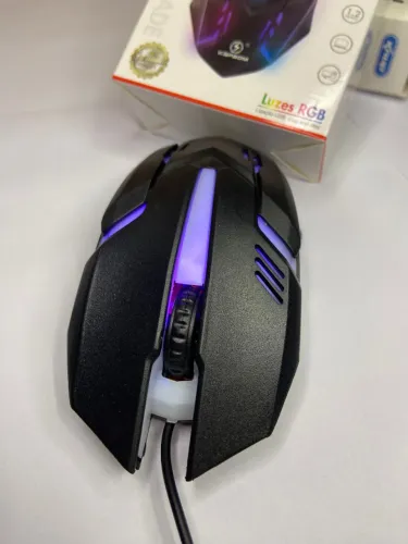 Mouse Óptico Gamer com Fio Led RGB KA-778 Kapbom an3