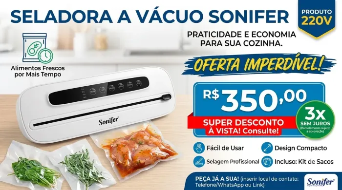 Seladora a vácuo