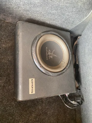 SUBWOOFER CORZUS SLIM COM FIAÇÃO 