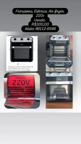 Fritadeira elétrica Air Fryer