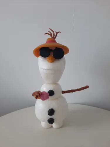 Boneco Olaf - Monta e Desmonta - 14 peças