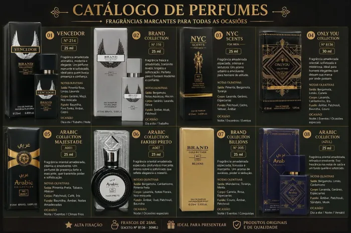 Vendo perfumes importados e árabe e no atacado
