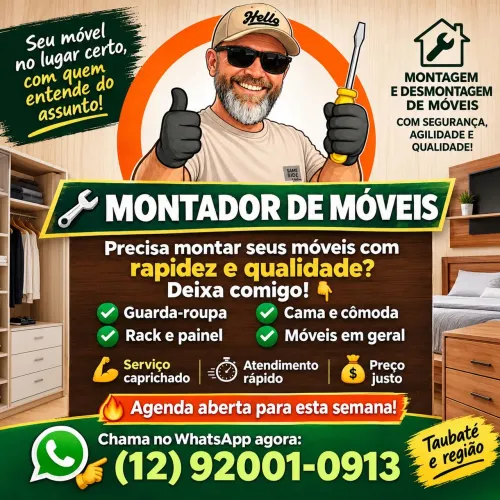 Montador de moveis *