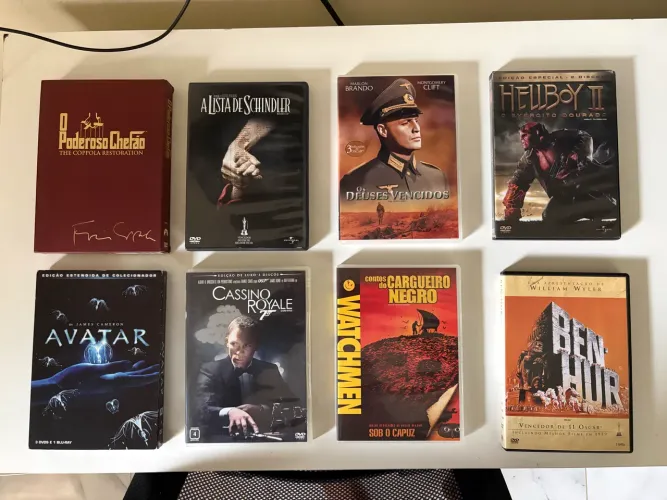 COLEÇÃO PARTICULAR DE DVDs E BLU-RAYS ORIGINAIS - ITENS DE COLECIONADOR