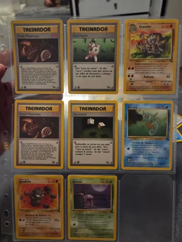 8 cartas fossil