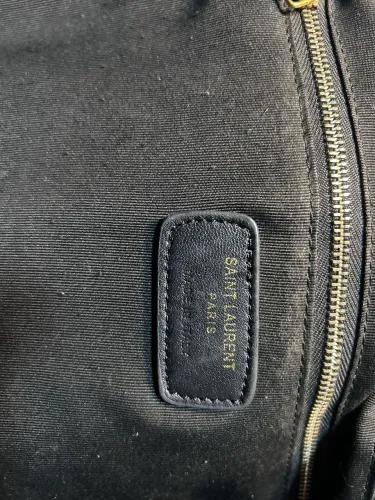 Bolsa Feminina Saint Laurent Preta Matelassê Grande