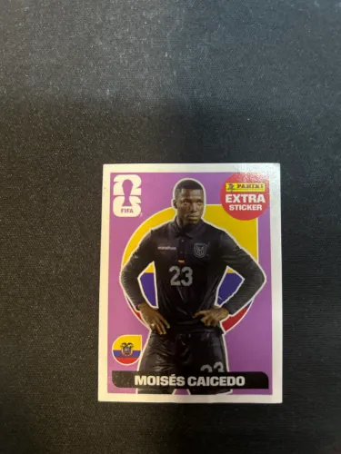 Figurinha Bordo/ Roxo Moisés Caicedo copa 2026