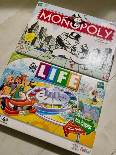 Monopoly + Jogo da Vida (Life) 
