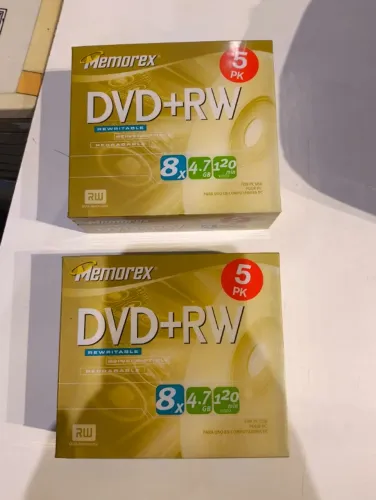 DVD-RW MEMOREX LACRADO 5 UNIDADES