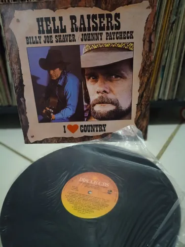 Lp Billy Joe shaver/johnny paychece(ótimo estado) ,e o melhor Bang bang italiano