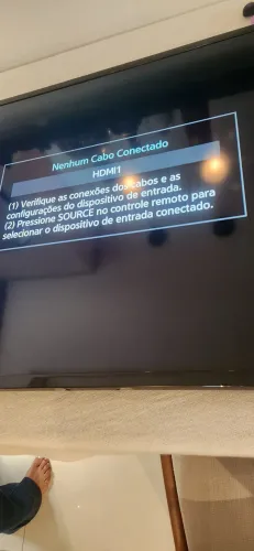 TV SAMSUNG 46' com defeito - Tela um pouco apagada