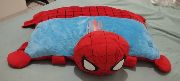 Pelúcia bolsa almofada homem aranha 