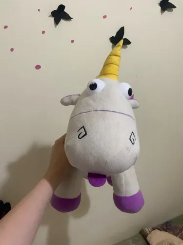 Unicórnio de pelúcia do filme ?Meu Malvado Favorito?