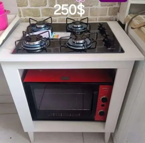  Balcão 100% MDF Para Fogão Cooktop 
