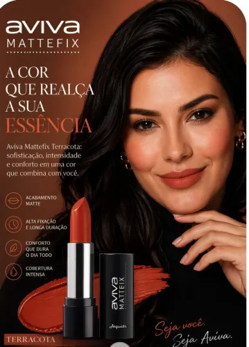 Batom mattefix terracota Jequiti 
