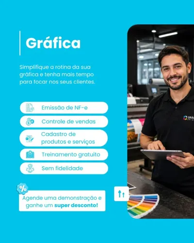 Sistema de Gestão Completo para Gráficas