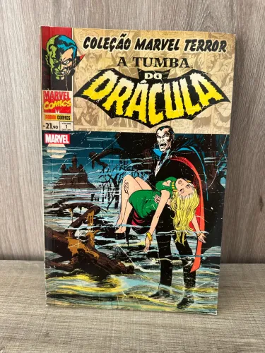 Raro Volume 1 ! HQ Coleção Marvel Terror: A Tumba do Drácula Vol. 1 (Panini)