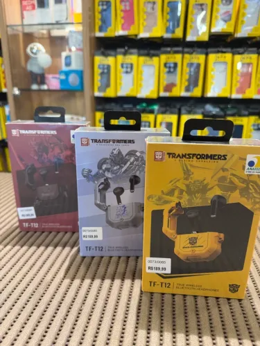 Fone Bluetooth Transformers TF-T12 TWS Sem Fio