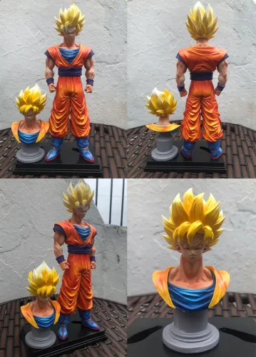 ACTION FIGURE DRAGON BALL SON GOKU SUPER SAYAJIN 