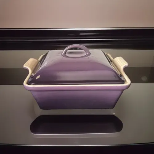 Travessa Quadrada Com Tampa Le Creuset
