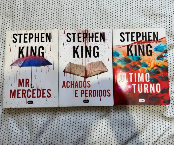 Trilogia de livros Stephen King Mr. Mercedes