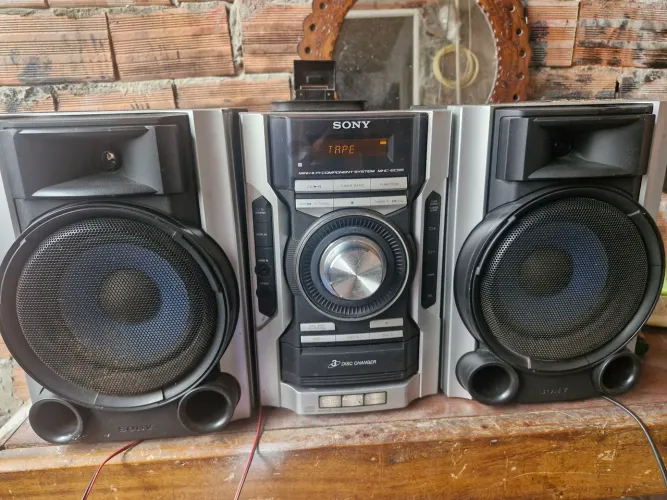 Micro system sony ec55 tudo ok