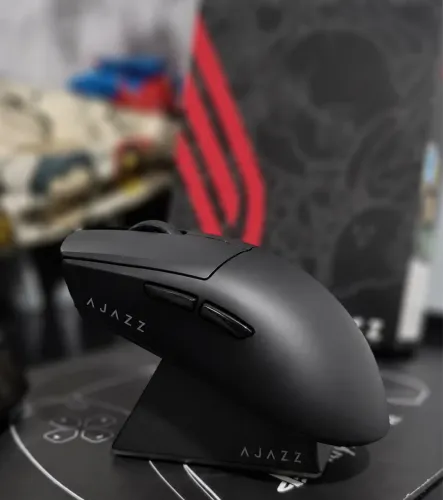 (NOVO) MOUSE GAMER AJAZZ AJ139 SEM FIO E C/ DOCK DE CARREGAMENTO