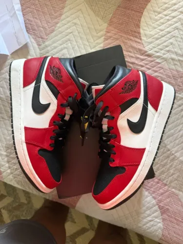 Tênis Air Jordan 1 Mid Gym Red tamanho 40