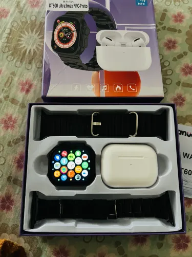 Relógio smart Watch com NFC aproximação para pagamento 
