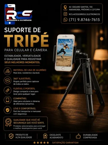 Mini Tripe De Mesa Para Celular