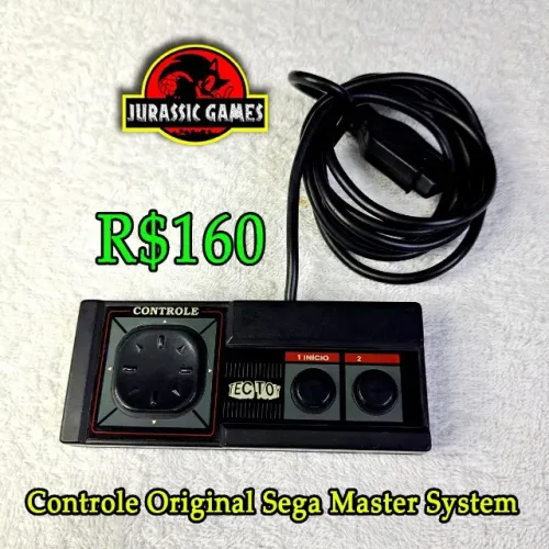 Controle Orignal Sega Master System - Tectoy. Funcionando normalmente. Joystick