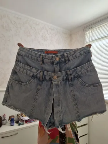 Short saia Jeans