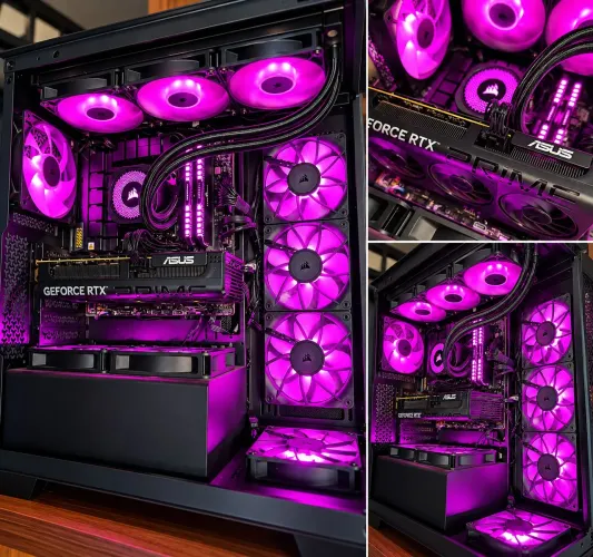 PC Gamer Ryzen 7 9700X + RTX 5060 8GB | 32GB DDR5 | SSD 2TB | Corsair RGB<br>