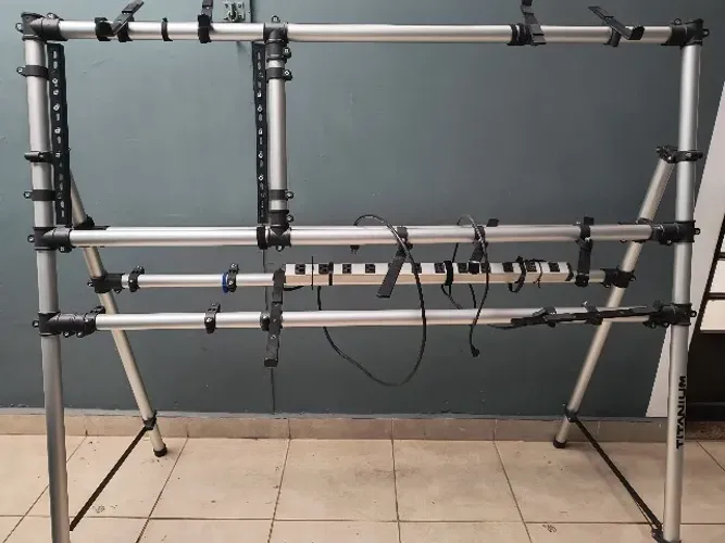 - Rack de alumínio tubular Staffdrum Titanium Rym 150