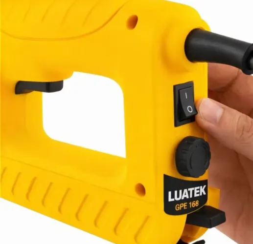 Pistola de Prego Elétrica Luatek 110V Profissional para Marcenaria e DIY