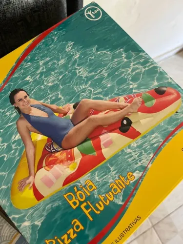 Boia pizza brink 180cm (novo, sem uso!)