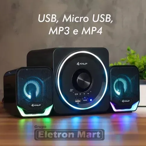 Home Theater Caixa De Som Com Bluetooth Para Tv Pc Usb P2
