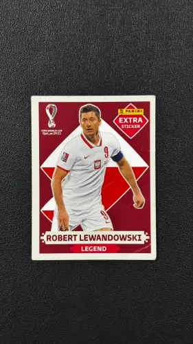 Figurinha Legend Bordo Robert Lewandowski (Polônia) 2022 - Rara - Perfeito Estado