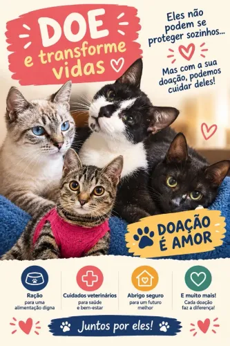 Doação de gatos 