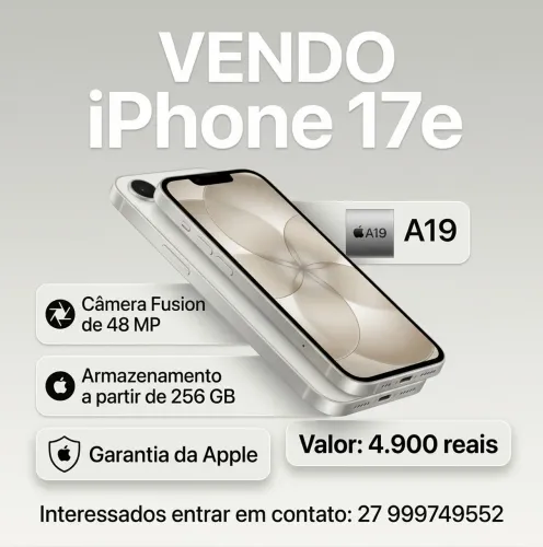 Vendo IPhone 17e