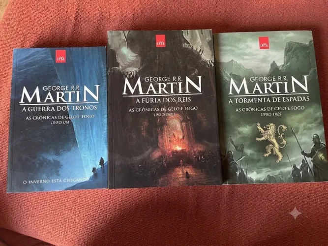 Guerra dos tronos - Game Of Thrones 3 livros 