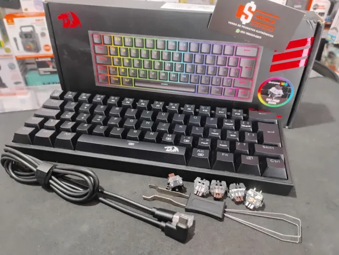 Teclado mecânico loja store world 