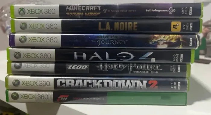 Lote 7 jogos Xbox 360