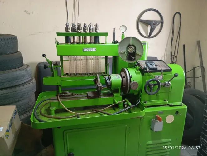 Máquina de regulagem de bomba e bico injetor