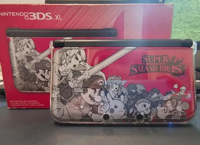 Nintendo 3DS XL Desbloqueado - Smash Bros na Caixa com Serial Batendo