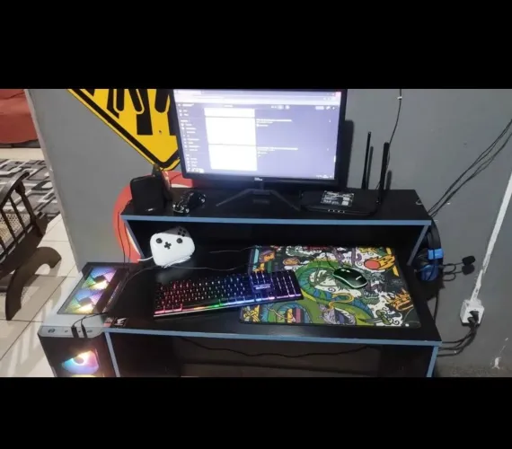 PC Gamer Ryzen 5 + RX 6600 | 16GB RAM | SSD + HD | Setup Completo