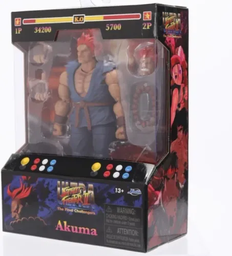 Figura de ação Street Fighter Akuma Action Figure 1/12 Scale