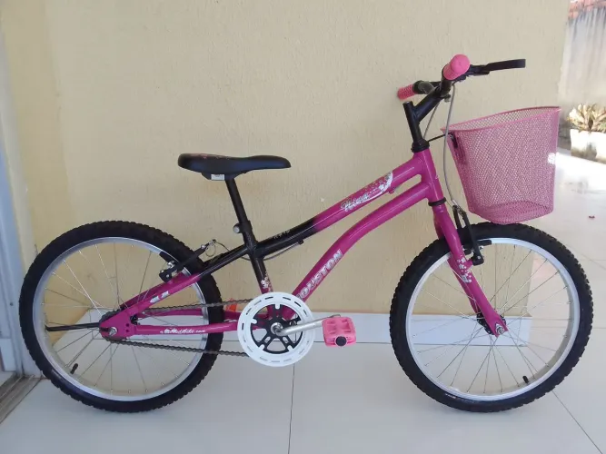 Bicicleta infantil rosa aro 20