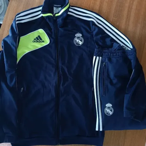 conjunto calça jaqueta real madrid 2012 2013 original adidas tamanho p 110 anos