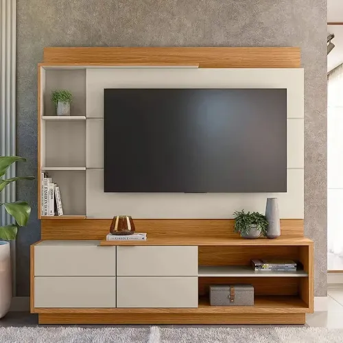 Estante Home Atlanta 1.80m suporta TV até 60 polegadas  / pague na entrega / Receba em 24h